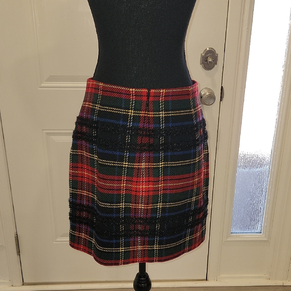 J. Crew Tartan Plaid Mini Skirt - Picture 5 of 13